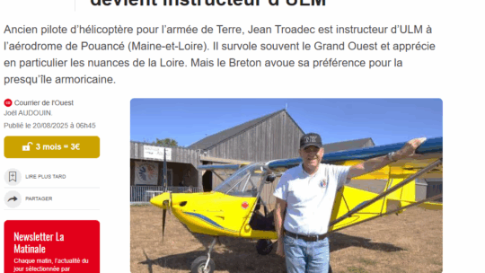 Jean Troadec , notre instructeur à l’honneur
